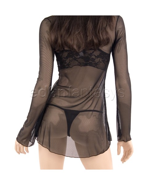 Sheer peignoir