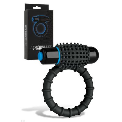 Doc Johnson Vibrating 10 Function Cock Ring with Removable Bullet