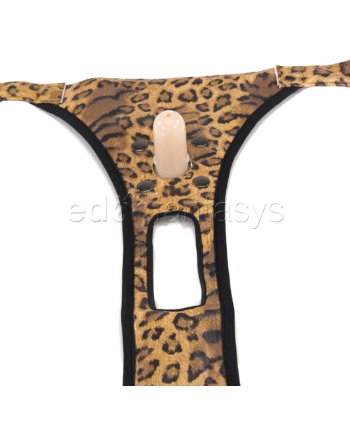 Jel-Lee realistic snap and lock strap-on