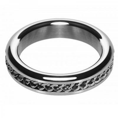 M2m Chrome C ring W chain Design 1 875in