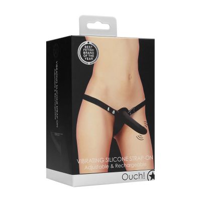 Vibrating Silicone Strap On
