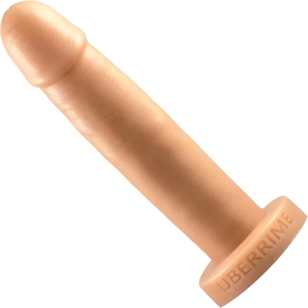 The Teres Dual-Density Realistic 7.5" Silicone Dildo By Uberrime - Vanilla