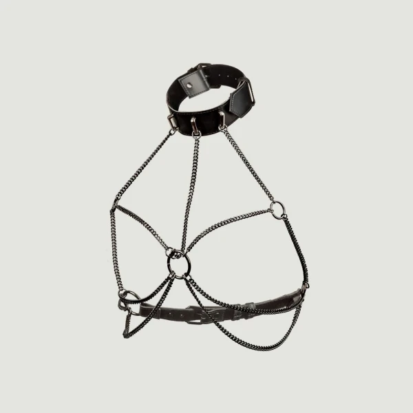 CalExotics Euphoria Collection Plus Size Multi Chain Collar Harness