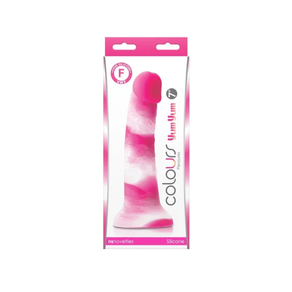 Colours - Pleasures - Yum Yum 7 In. Dildo - Pink