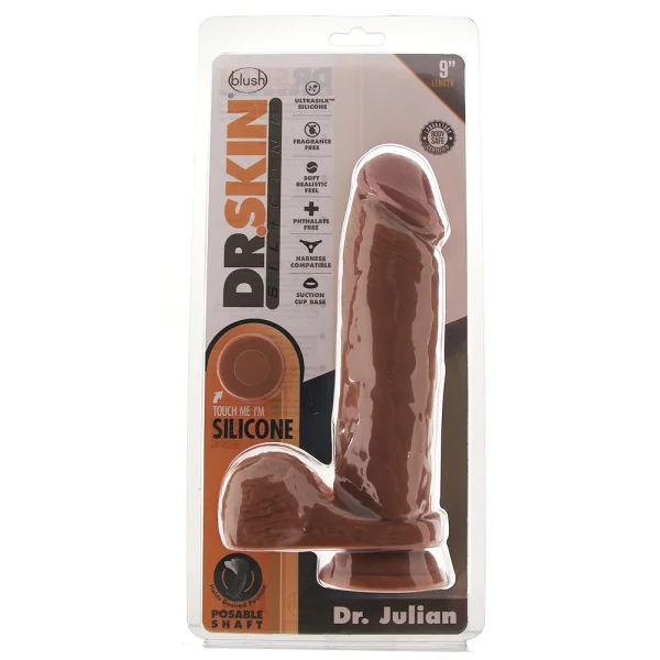 Dr. Skin Dr. Julian 9 Inch Silicone Dildo