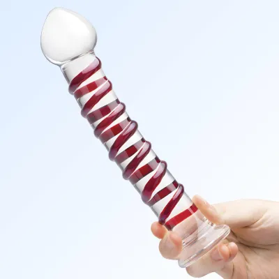 Glas 10 quot Mr Swirly Glass Dildo