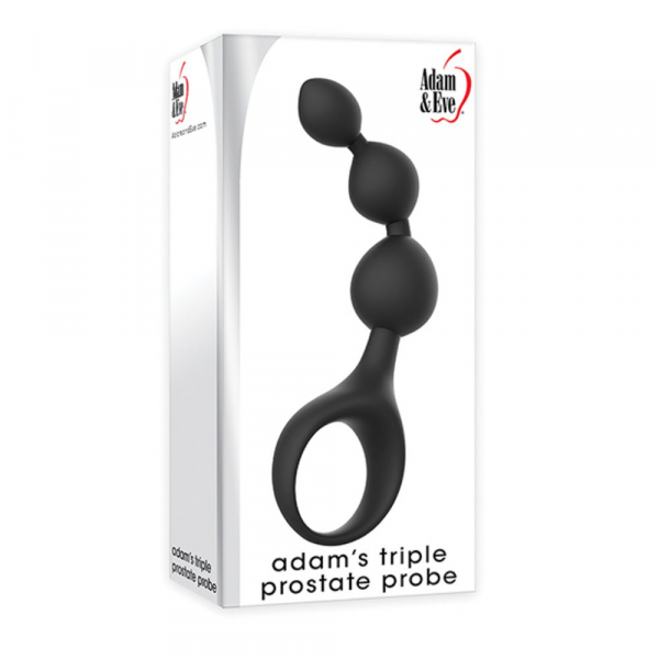 Adam & Eve Adam's Triple Prostate Probe - Black