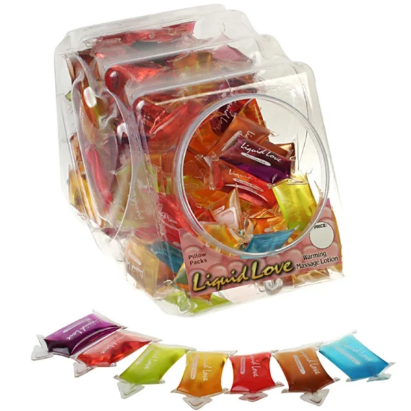 Pipe Dreams Liquid Love Warming Massage Lotion Assorted Pillow Packs