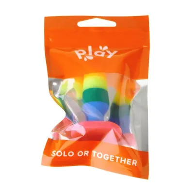 Play Mini Beginner Butt Plug Rainbow 2 9 Inch