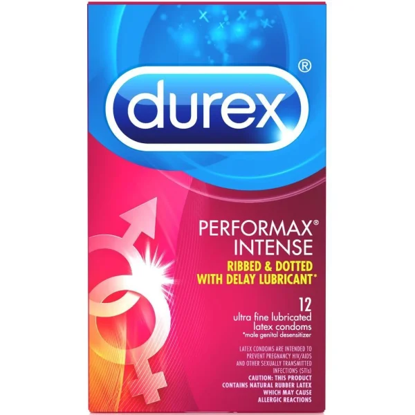 Durex Performax Intense Condoms (12 Pack)