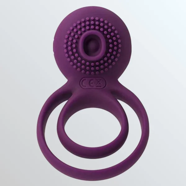 Tammy Double-Ring Clit Stimulating Cock Ring Vibrator