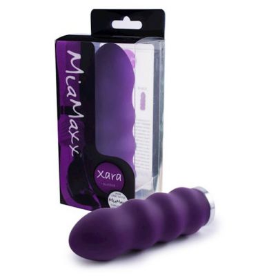 Miamaxx Xara Rippled Sleeve Purple