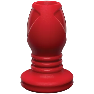 Kink Wet Works Explore Platinum Premium Silicone Plug 4 inch Red
