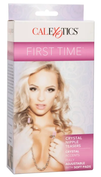 First Time Crystal Nipple Teasers - Pink