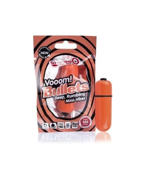 Vooom Bullets Mini-Vibes - Each - Tangerine