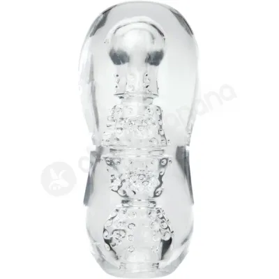 Zolo Gripz Dotted Squeezable Clear Flexible Stretchy Stroker