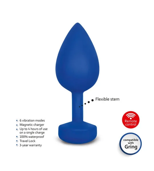 G Plug Vibrating Silicone Anal Plug