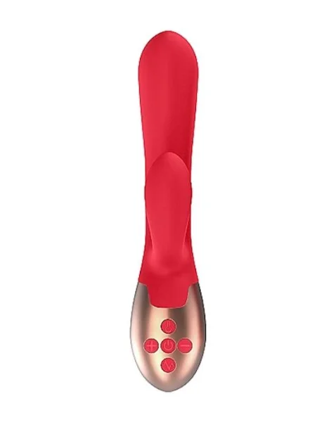 Heating G-spot Vibrator - Exquisite  - Red - 8 Inch