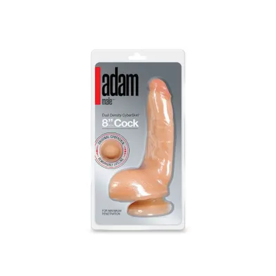 Adammale Cyberskin Cock 8 Flesh 8 Inch