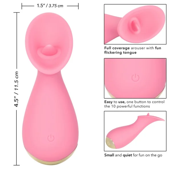 Slay Tickle Me Silicone Waterproof Mini Clitoral Vibrator By CalExotics