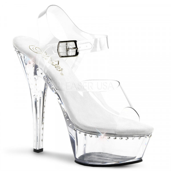 KISS-208LS - 6" Heel, 1 3/4" PF Ankle Strap Sandal