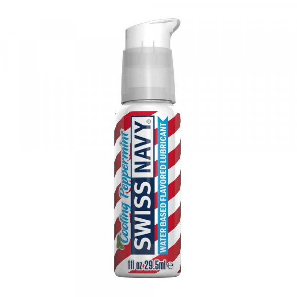 Swiss Navy Cooling Peppermint - Water-Based Flavored Lube | 1oz