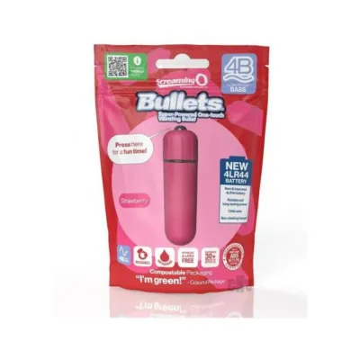 Bullets Discreet Screaming O 4b Bullet Vibrator Strawberry