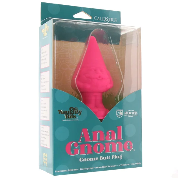 Naughty Bits Anal Gnome Silicone Butt Plug By CalExotics - Pink