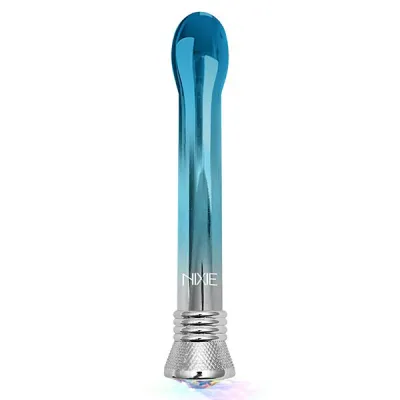 Nixie Waterproof Jewel Inlaid Ombre Glow Bulb Vibrator