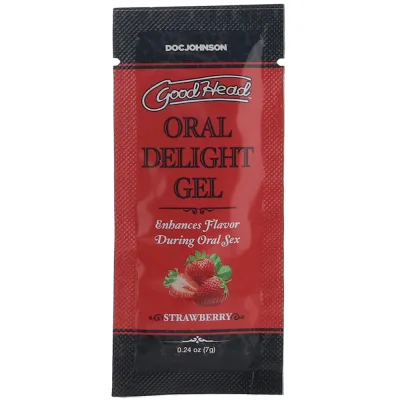 GoodHead Oral Delight Gel 2 4oz in Strawberry