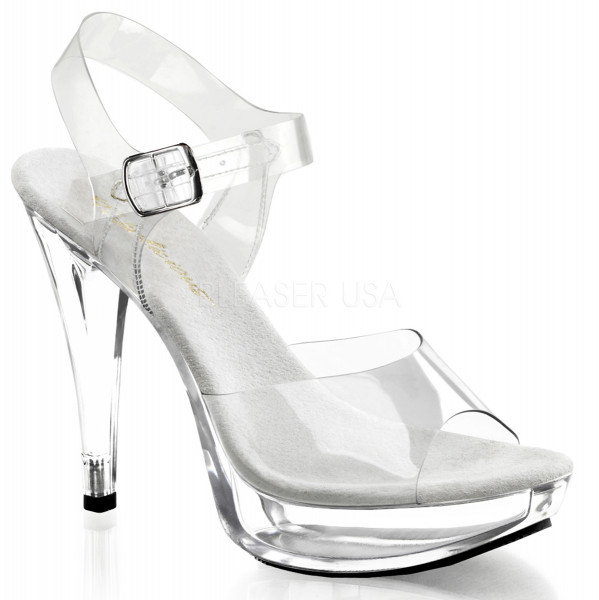COCKTAIL-508 - 5" Heel, 1" PF Ankle Strap Sandal