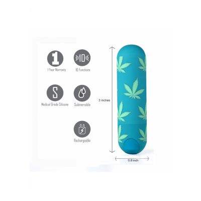 Jessi 420 Green Bullet Vibrator