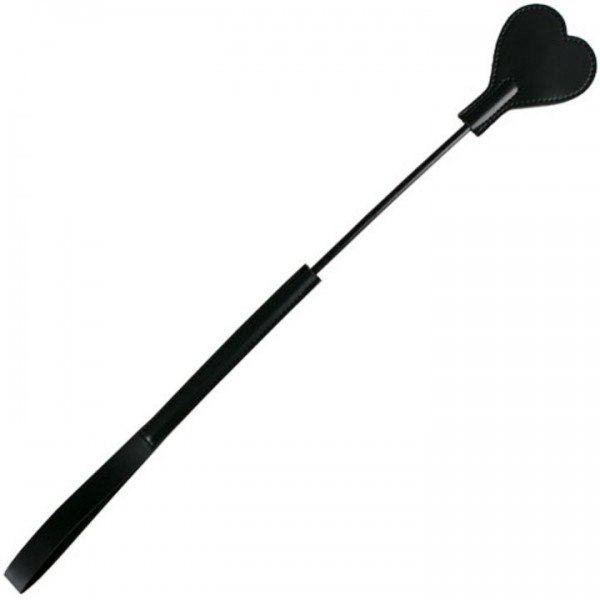 Bondara Black Heart Shaped Crop - 21 Inch