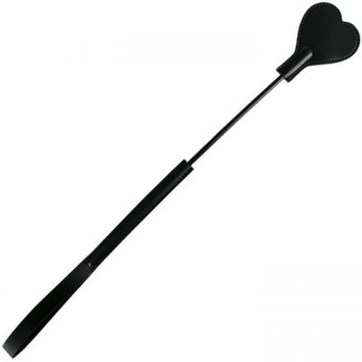 Bondara Black Heart Shaped Crop 21 Inch
