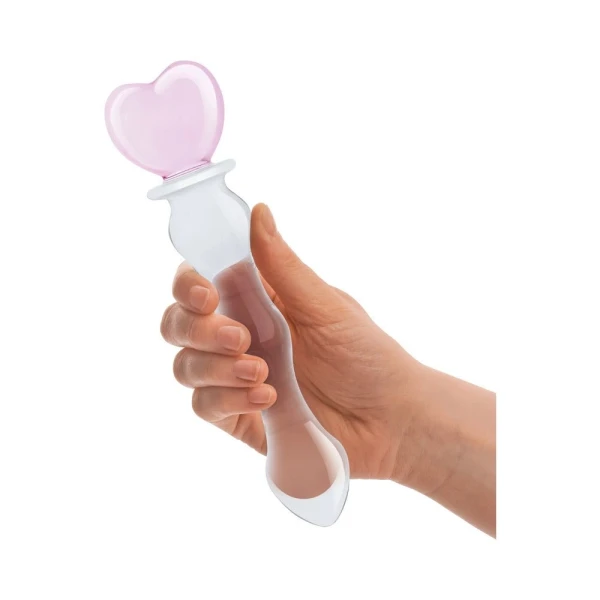 Glas 8" Sweetheart Glass Dildo — image 6 of 8