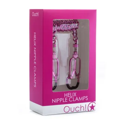 Helix Nipple Clamps Pink