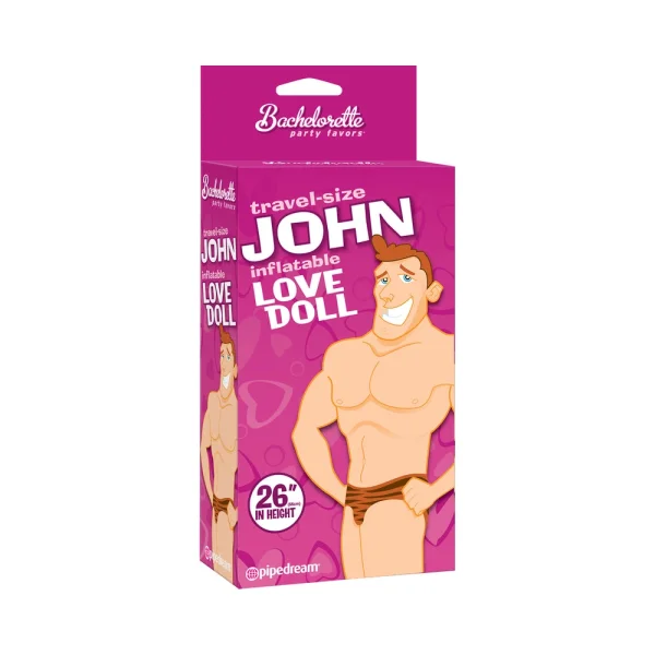 Bachelorette Party Favors Travel Size John Blow Up Doll — image 6 of 9