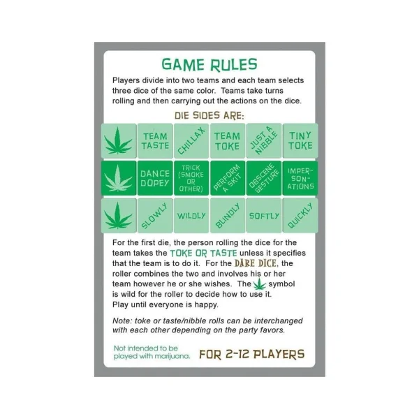 Dope Dice Party Game