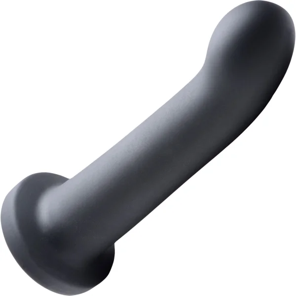 Strap U Secret G 21X Vibrating Rechargeable 7.25" Silicone Dildo With Remote - Black