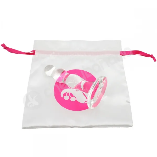 Crystal Pleasures Glass Triple Delight Butt Plug