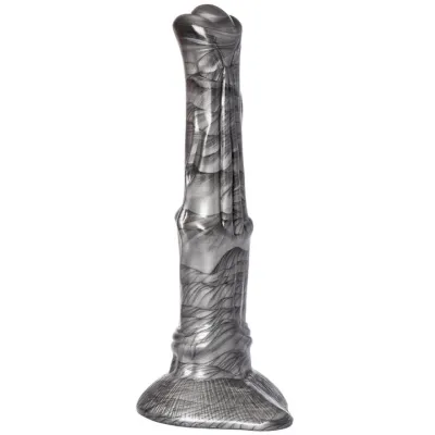 The Centaur Monster Silver Horse Dildo 10 5 Inch