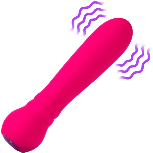 Ultra Bullet Rechargeable Waterproof 20 Function Mini Vibrator By FemmeFunn - Pink