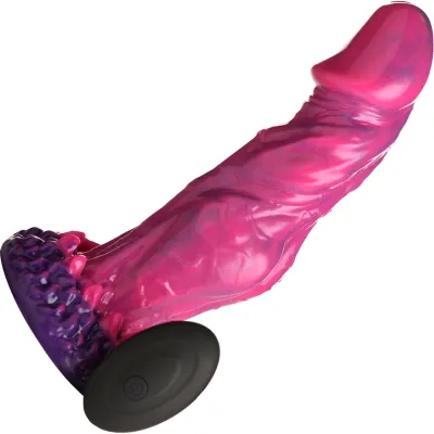 Xenox 8 75 Rechargeable Vibrating Silicone Suction Cup Dildo With Remote By Creature Cocks