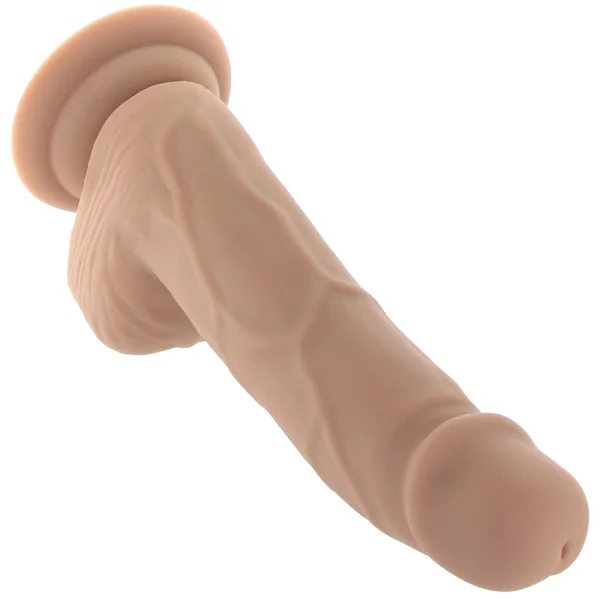 Silicone Studs Realistic 6" Suction Cup Dildo - Caramel