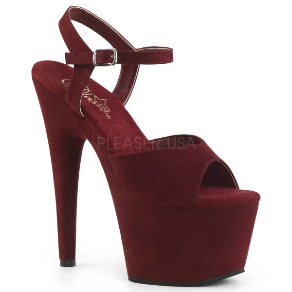 7 inches Heel, 2 3/4 inches PF Ankle Strap Sandal w/ Wrapped PF Bottom — image 5 of 20