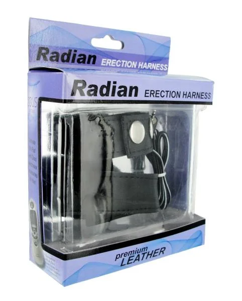 Radian Erection Harness Premium Black Leather