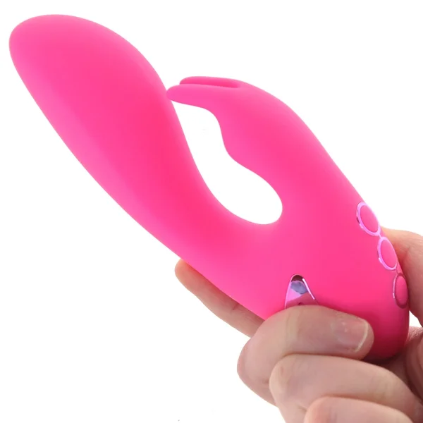 California Dreaming So. Cal Sunshine Rabbit Style Silicone Rechargeable Vibrator by CalExotics