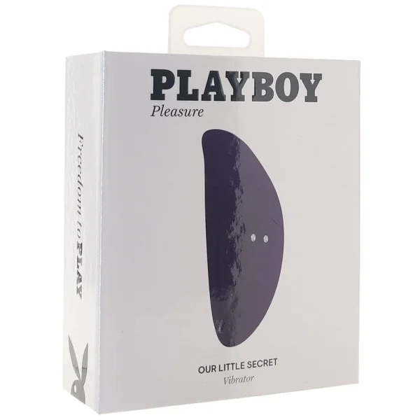 Playboy Our Little Secret Rechargeable Silicone Panty Vibe With Remote - Purple