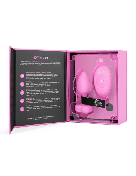 B-Vibe Vibrating Heart Plug S/M — image 11 of 13