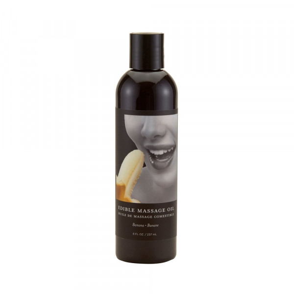 Earthly Body Edible Massage Oil Banana 8oz